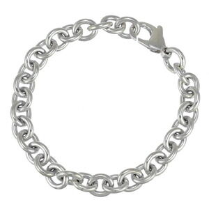 Tiffany Round Link Bracelet Silver Chain CO